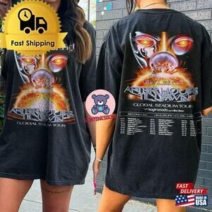 The After Hours Til Dawn Tour 2 Sides Shirt Concert T-Shirt 2 Sided